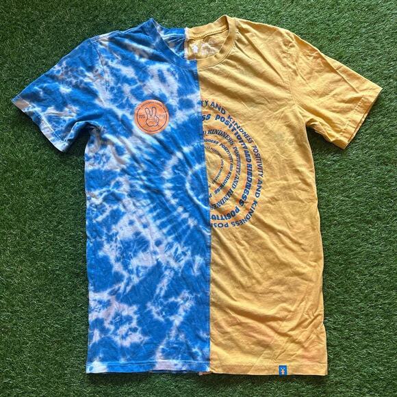 Dutch Bros Two-Tone Tie-Dye T-Shirt - Picture 1 of 5